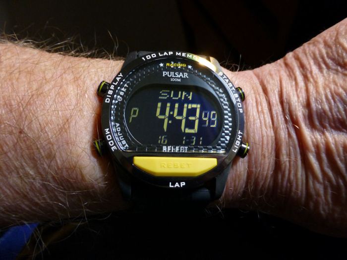 Watch of the week - the Pulsar Race - the scrolling display model.